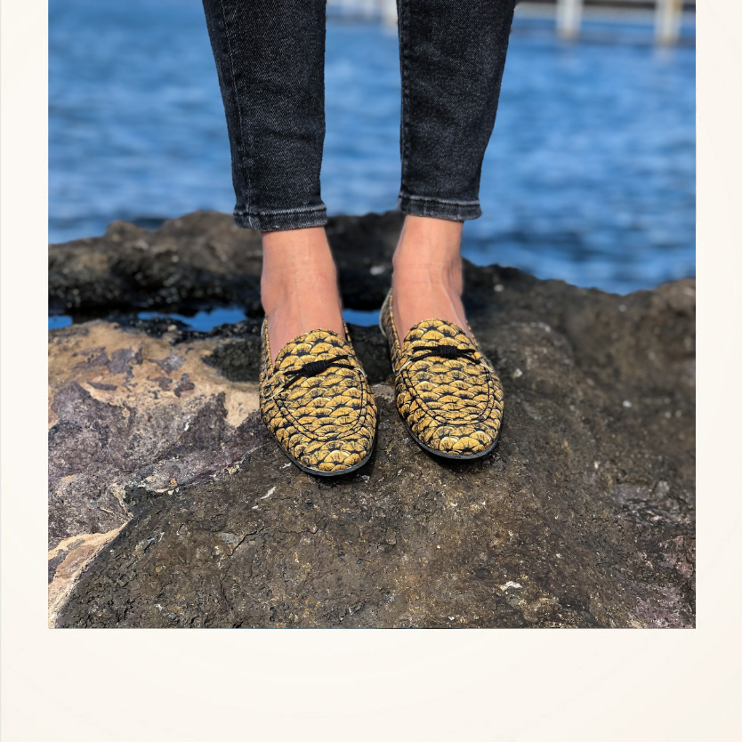 Zapatos que limpian océanos