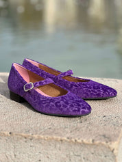 Les ballerines de Versailles violettes