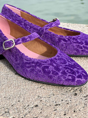 Les ballerines de Versailles violettes