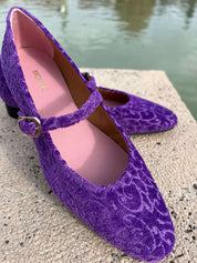 Les ballerines de Versailles violettes