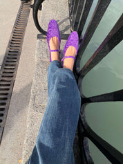 Les ballerines de Versailles violettes
