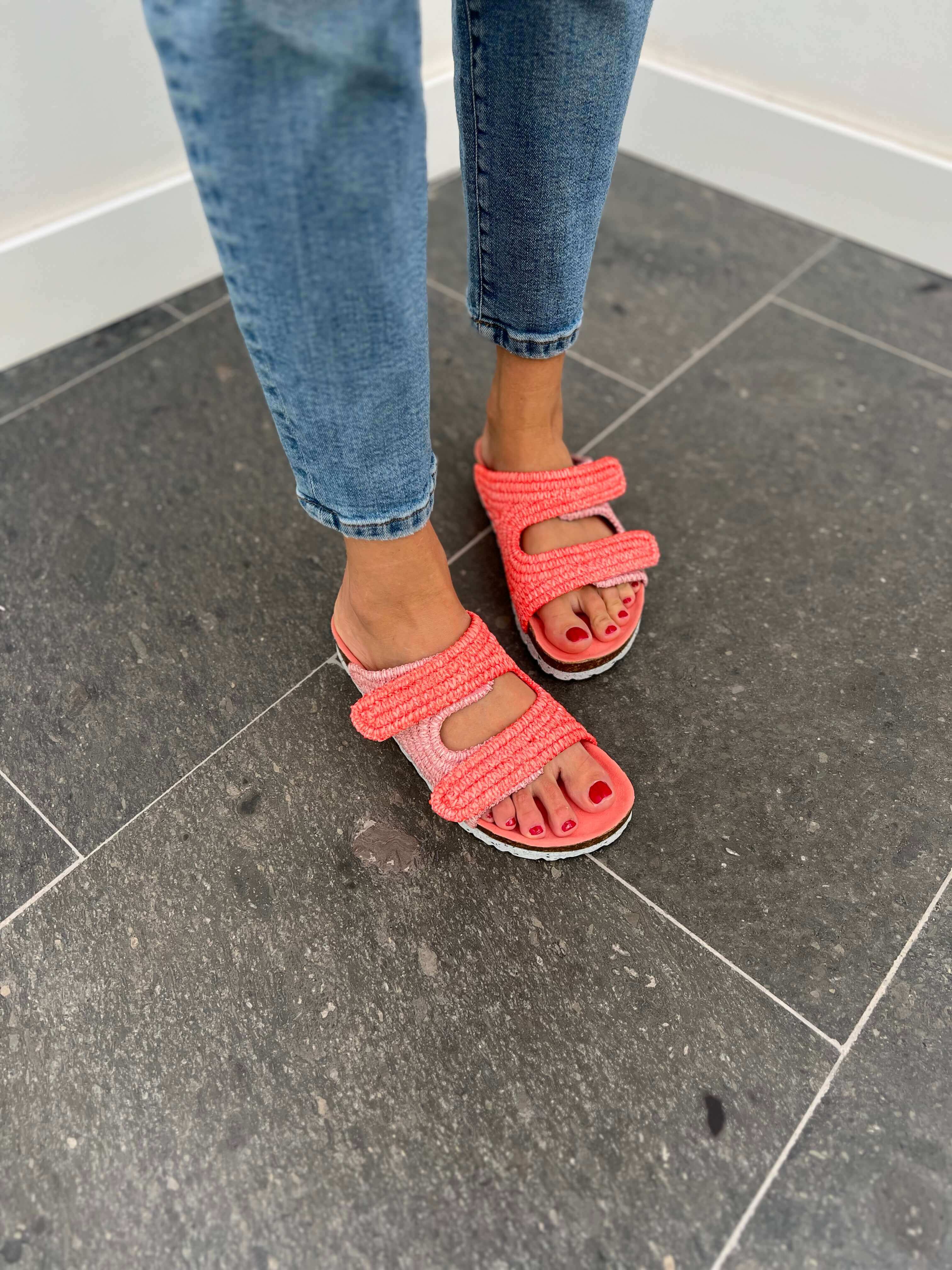 Sandalias Rafia La Vera