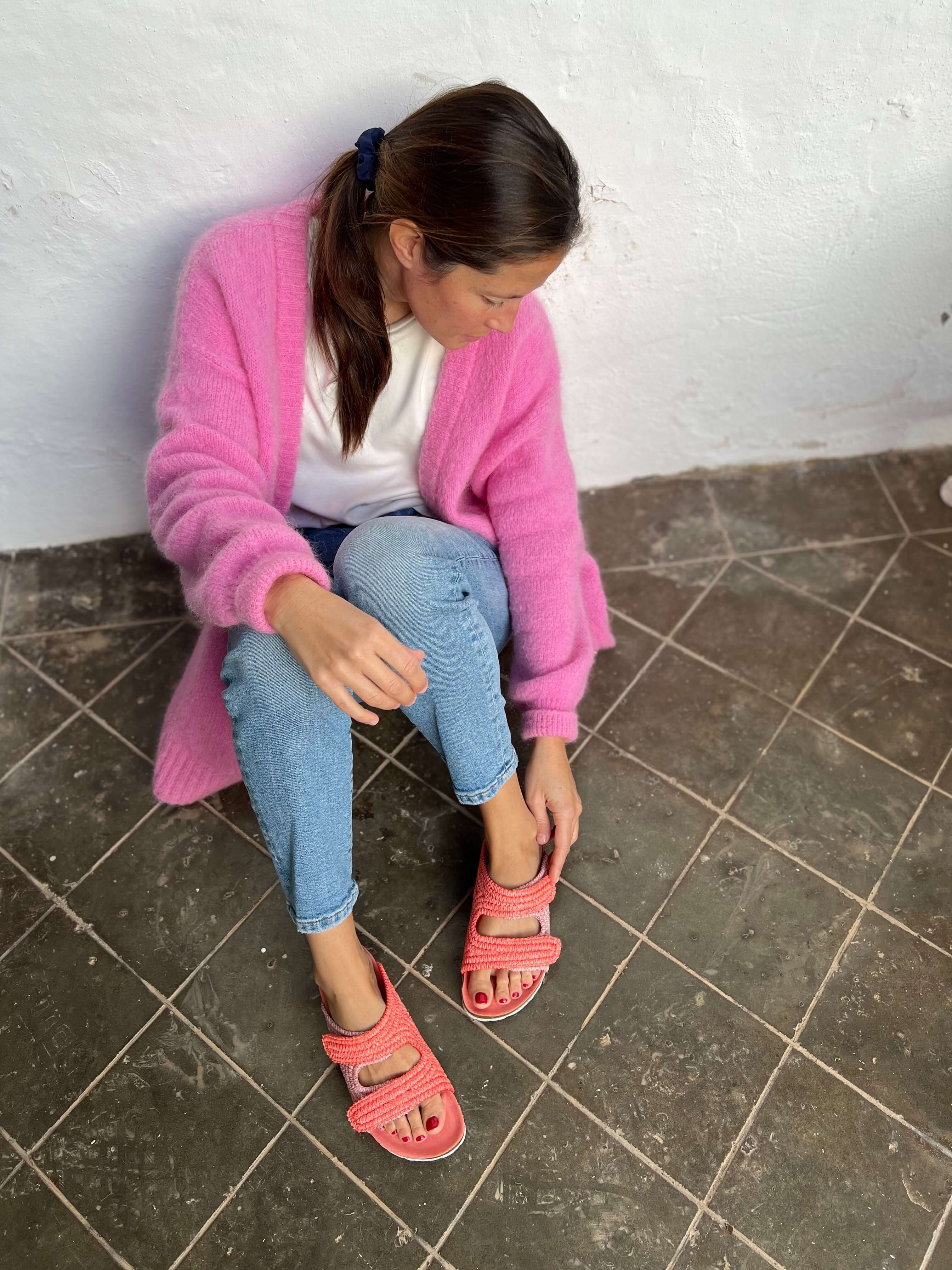 Sandalias Rafia La Vera