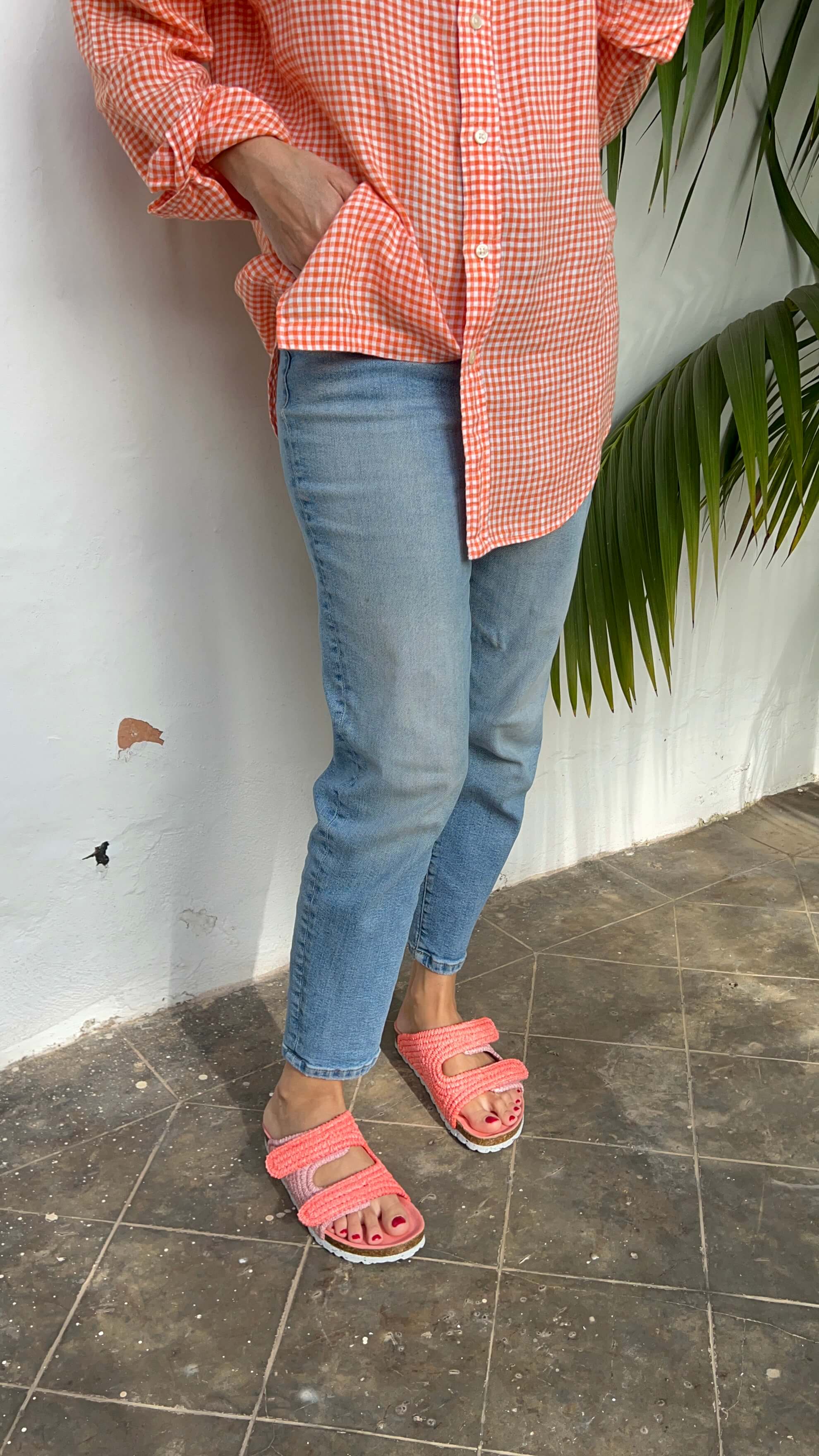 Sandalias Rafia La Vera