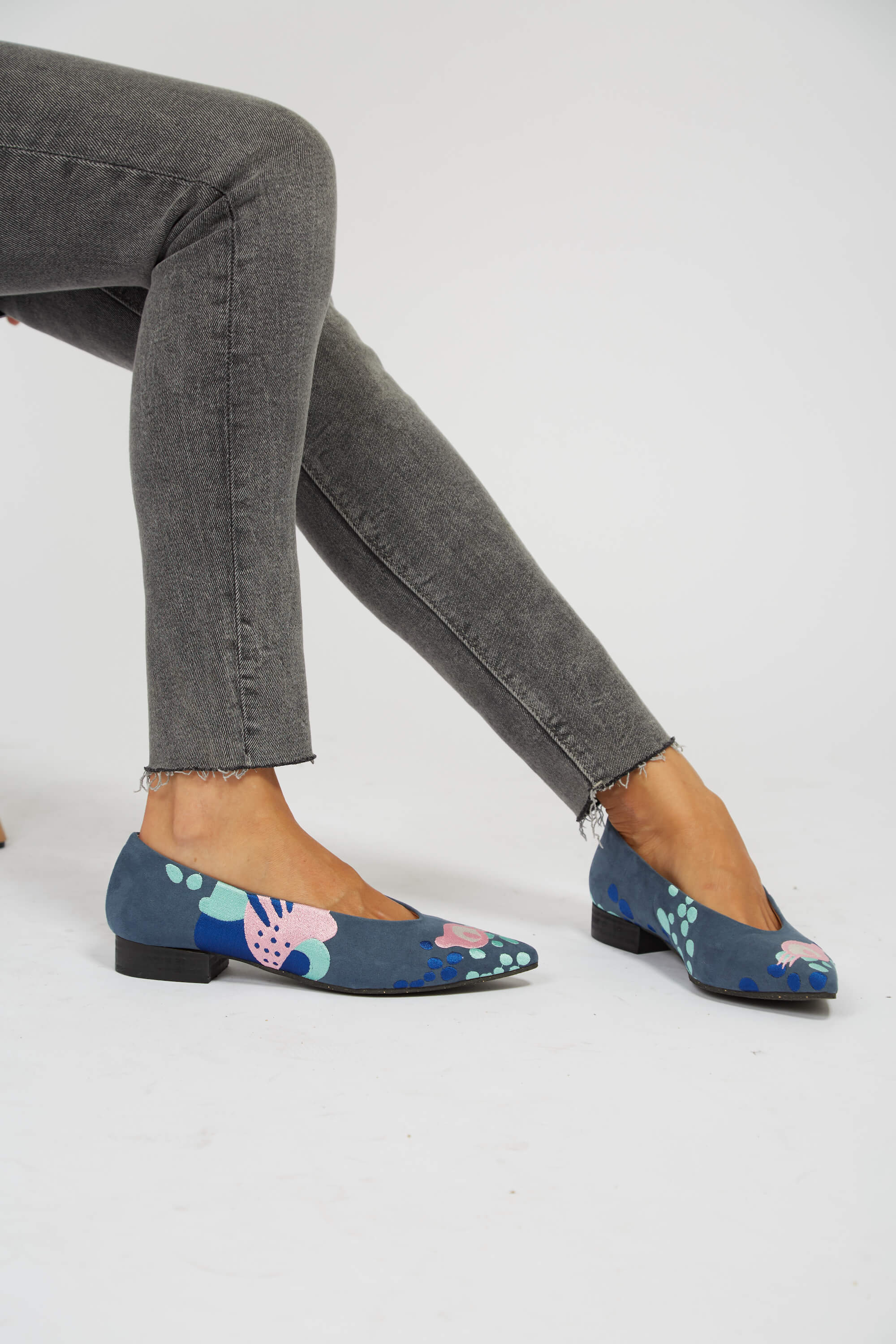 Bailarinas Chumerri blue vegan