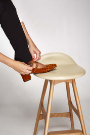 Talon mi-haut Pigalle Caramel
