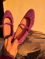 Les ballerines de Versailles violettes