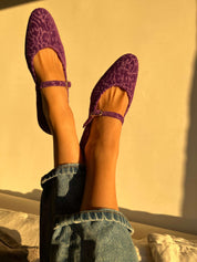 Les ballerines de Versailles violettes