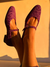 Les ballerines de Versailles violettes