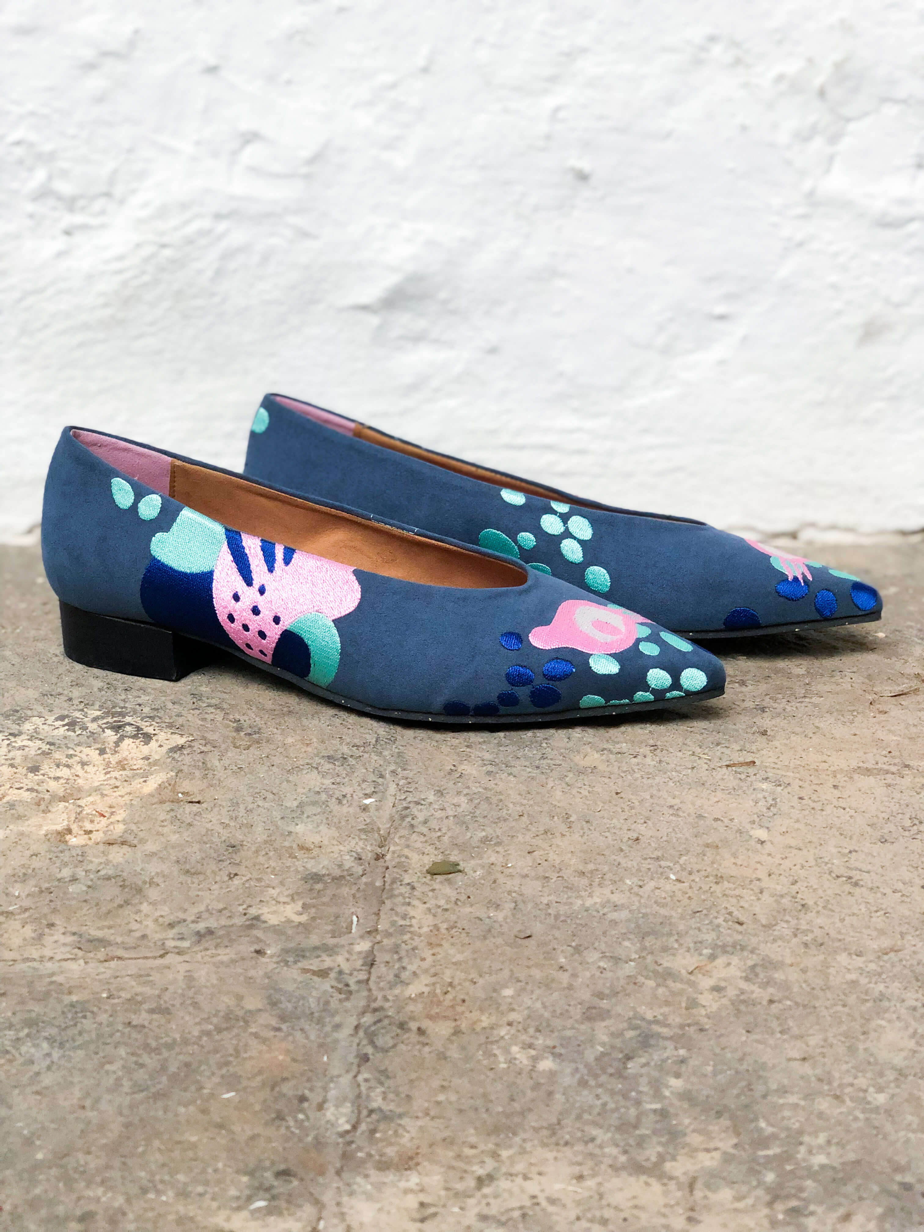 Bailarinas Chumerri blue vegan