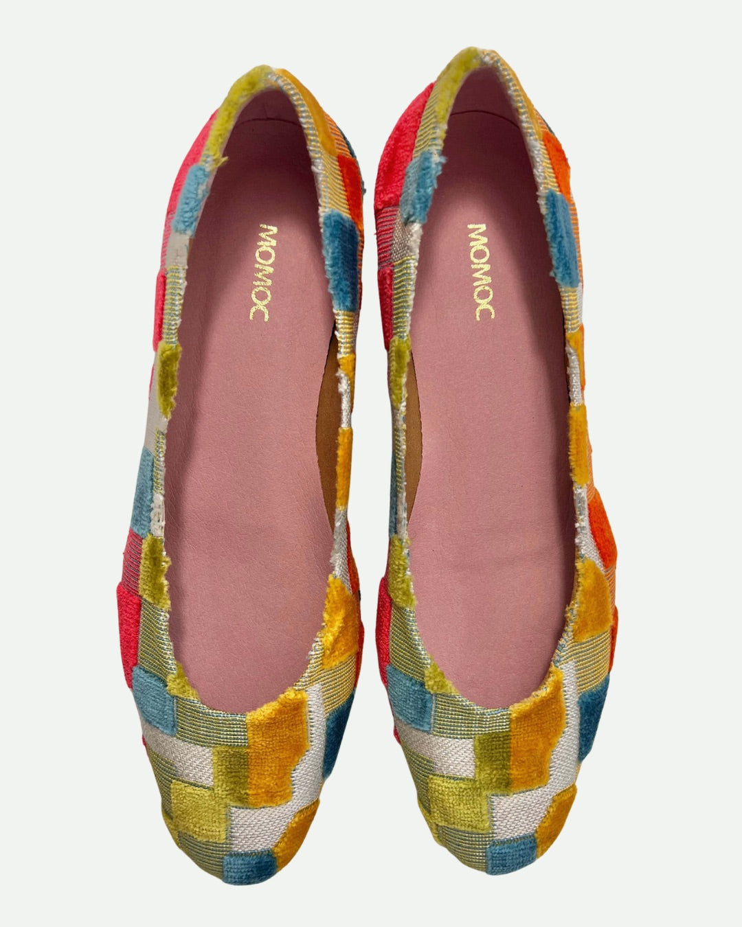 Frigiliana Mosaic flats front view | Momoc Shoes Spain