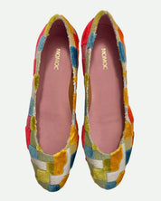 Frigiliana Mosaic flats front view | Momoc Shoes Spain