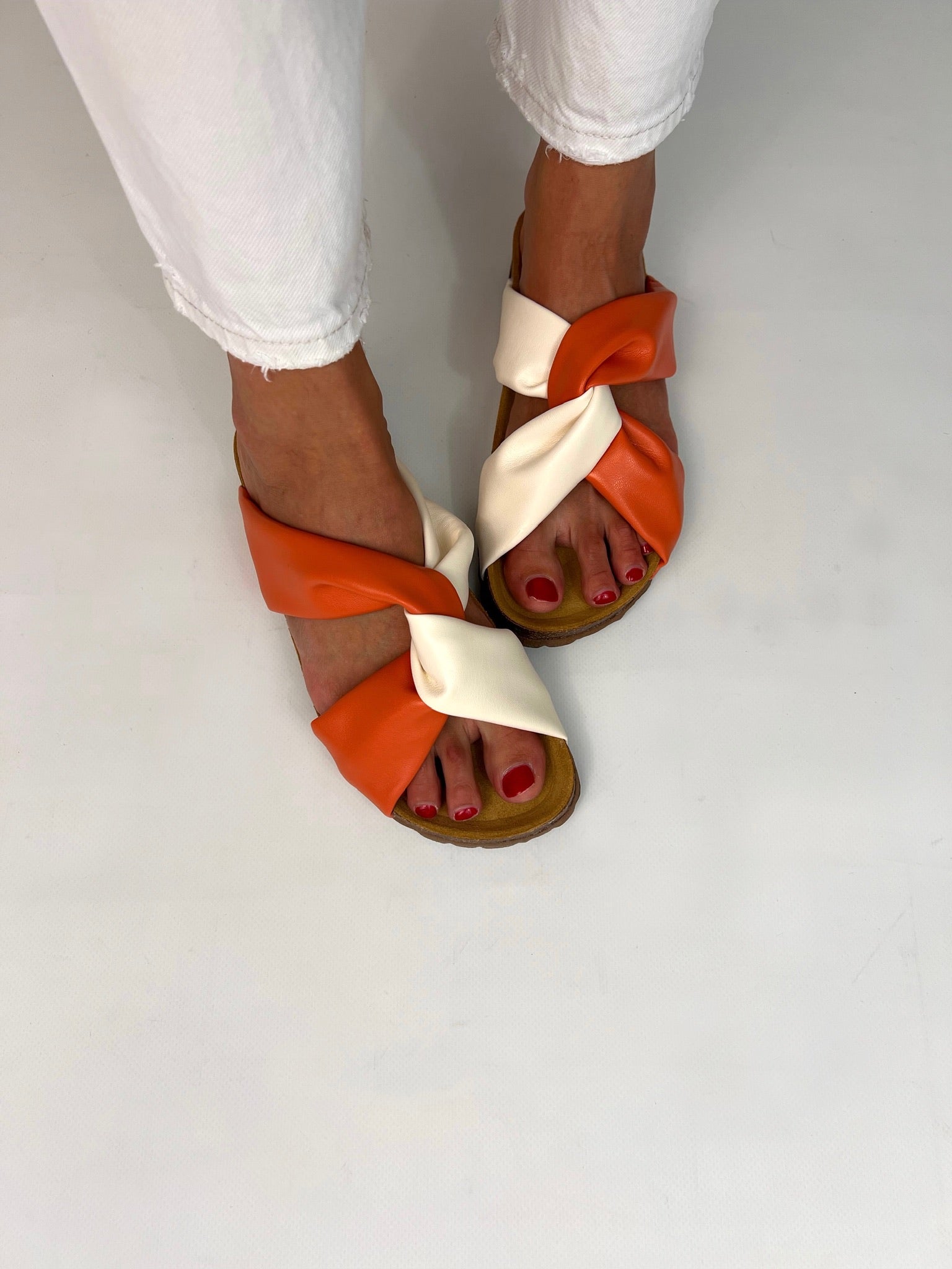 Sandalias Calpe naranja