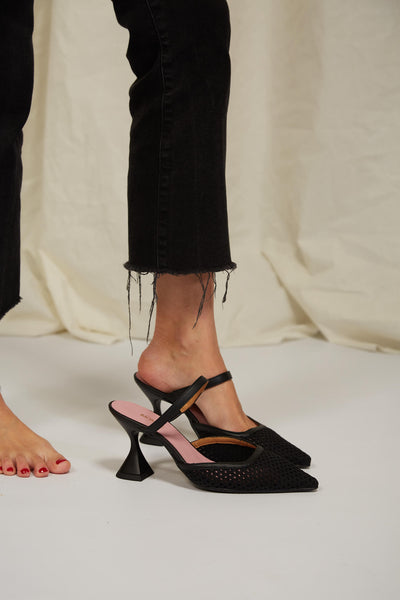 Black Ibiza high-heels