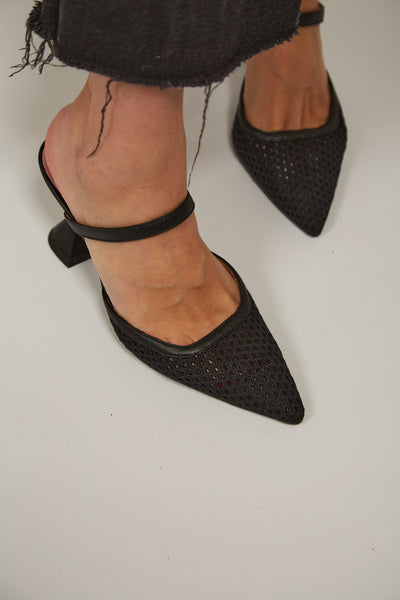 Black Ibiza high-heels