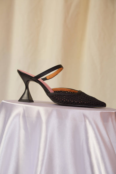 Black Ibiza high-heels