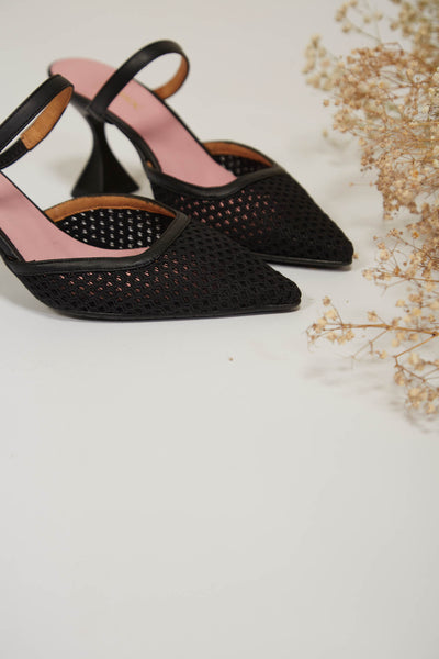Black Ibiza high-heels