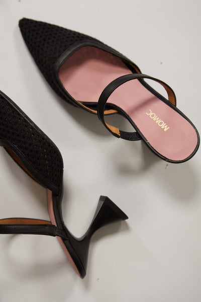 Black Ibiza high-heels