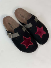 Zuecos A Star Burgundy