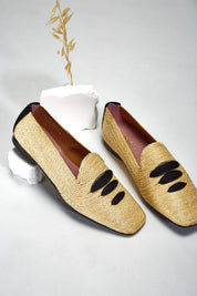 Mocassin en raphia Casablanca