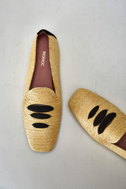 Mocassin en raphia Casablanca