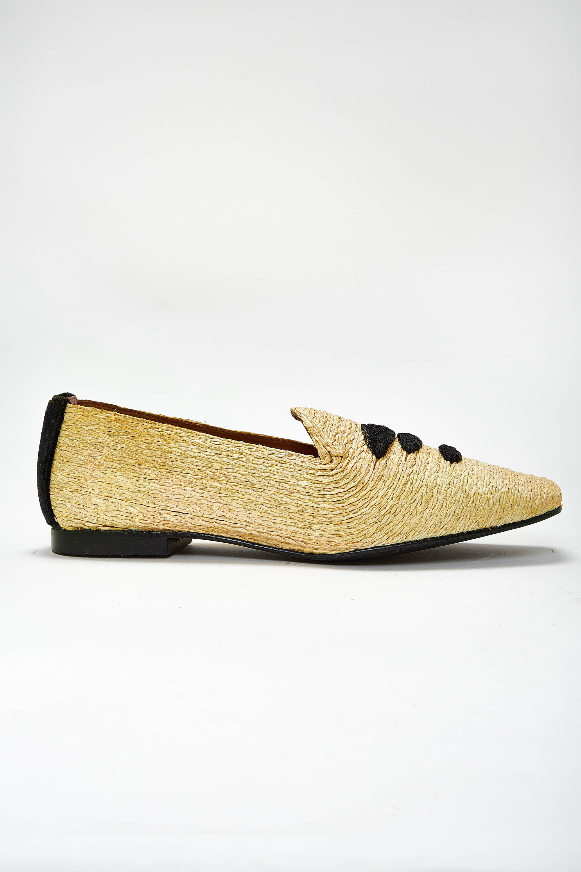 Mocassin en raphia Casablanca