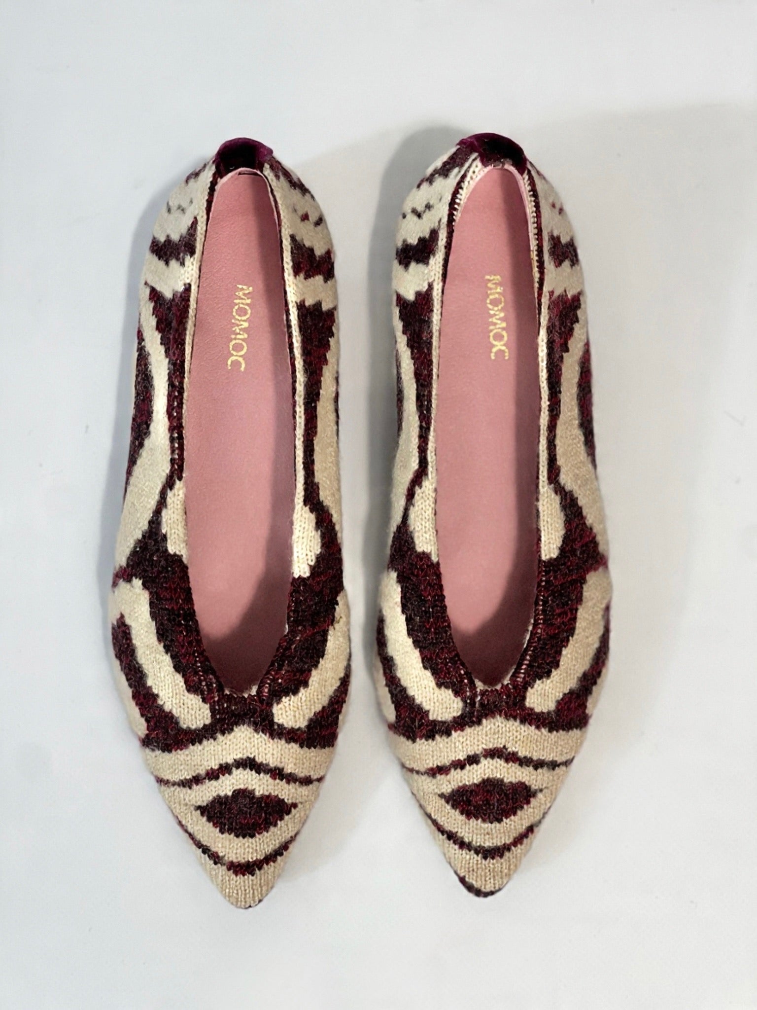 Tricotosa Budapest Bordeaux Ballerinas