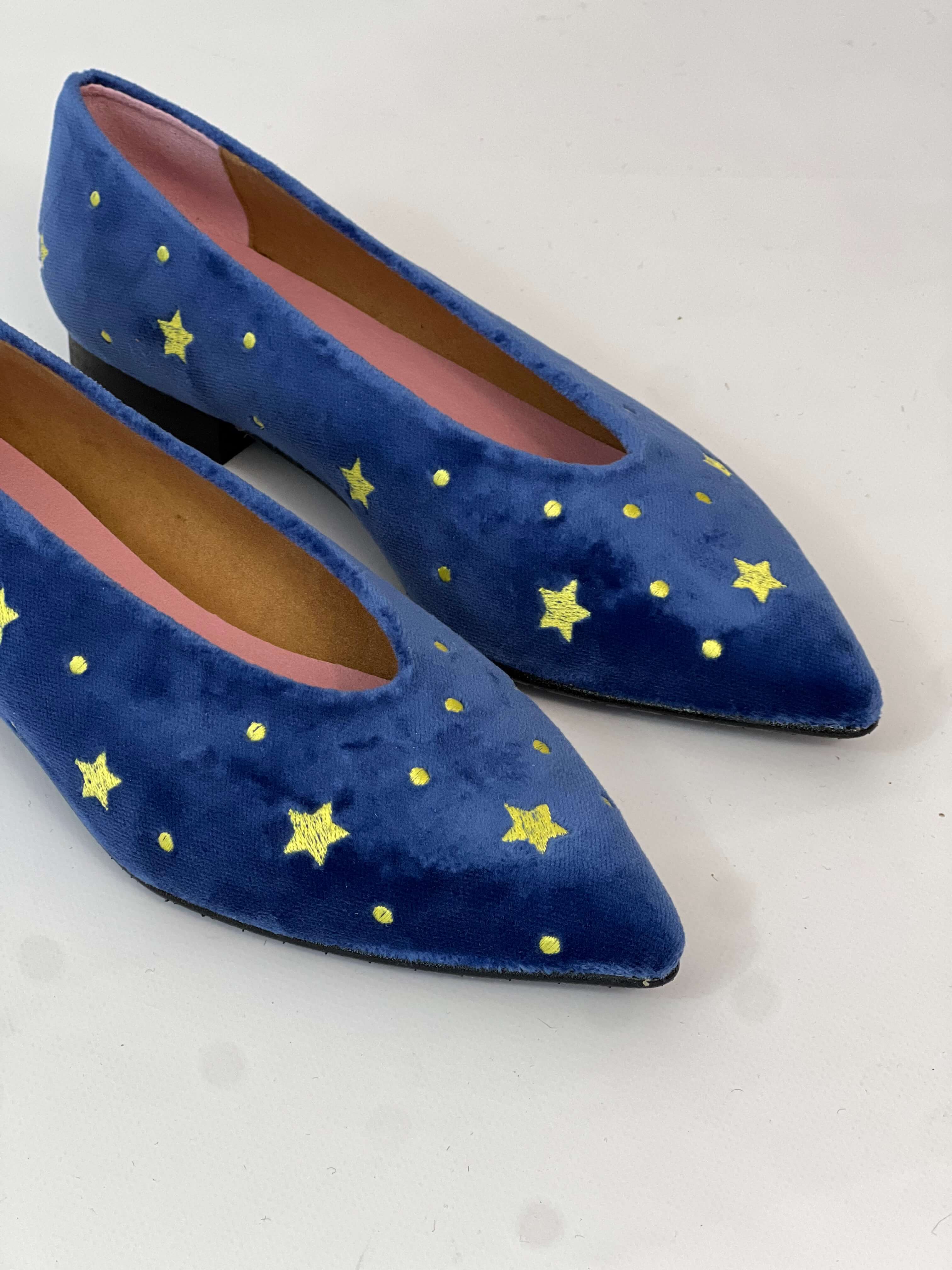 Bailarinas Estrellitas Azul Cielo