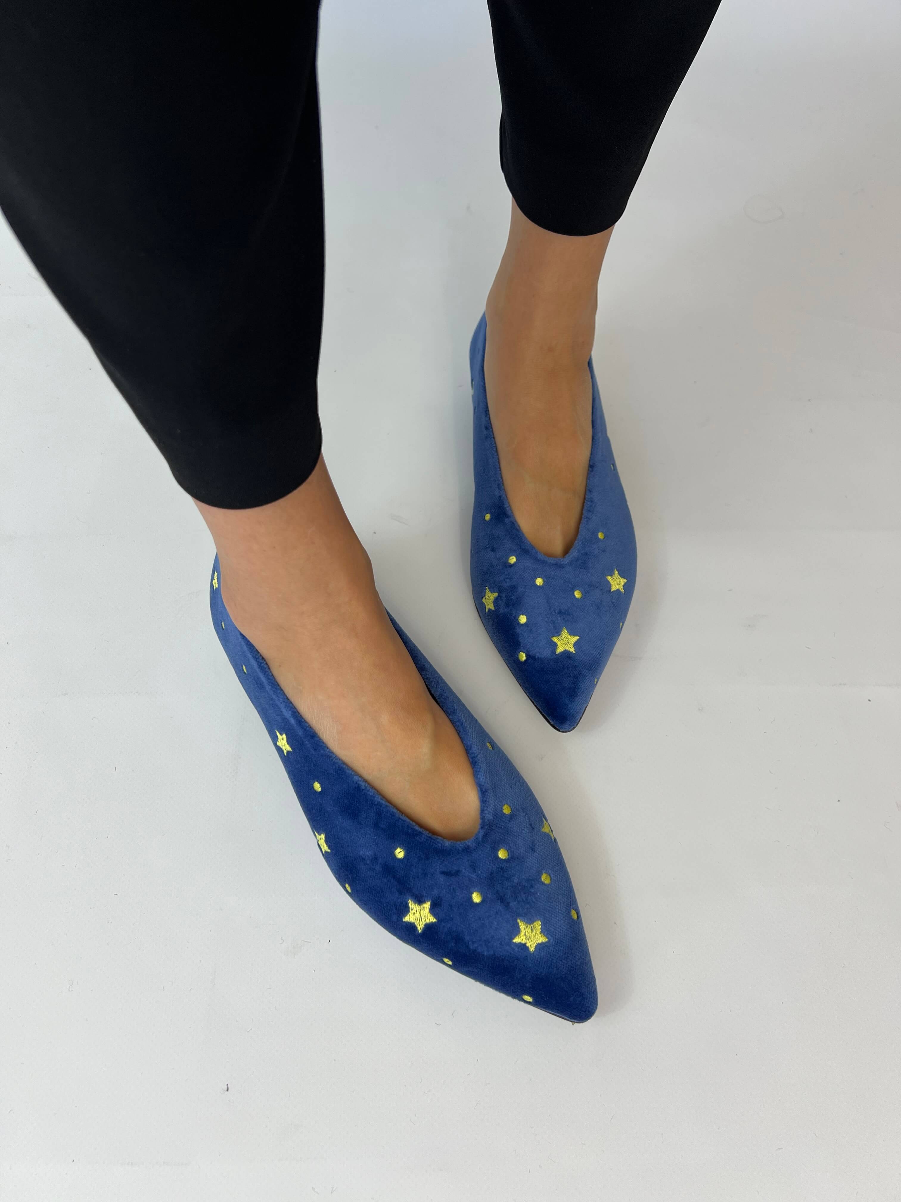 Bailarinas Estrellitas Azul Cielo