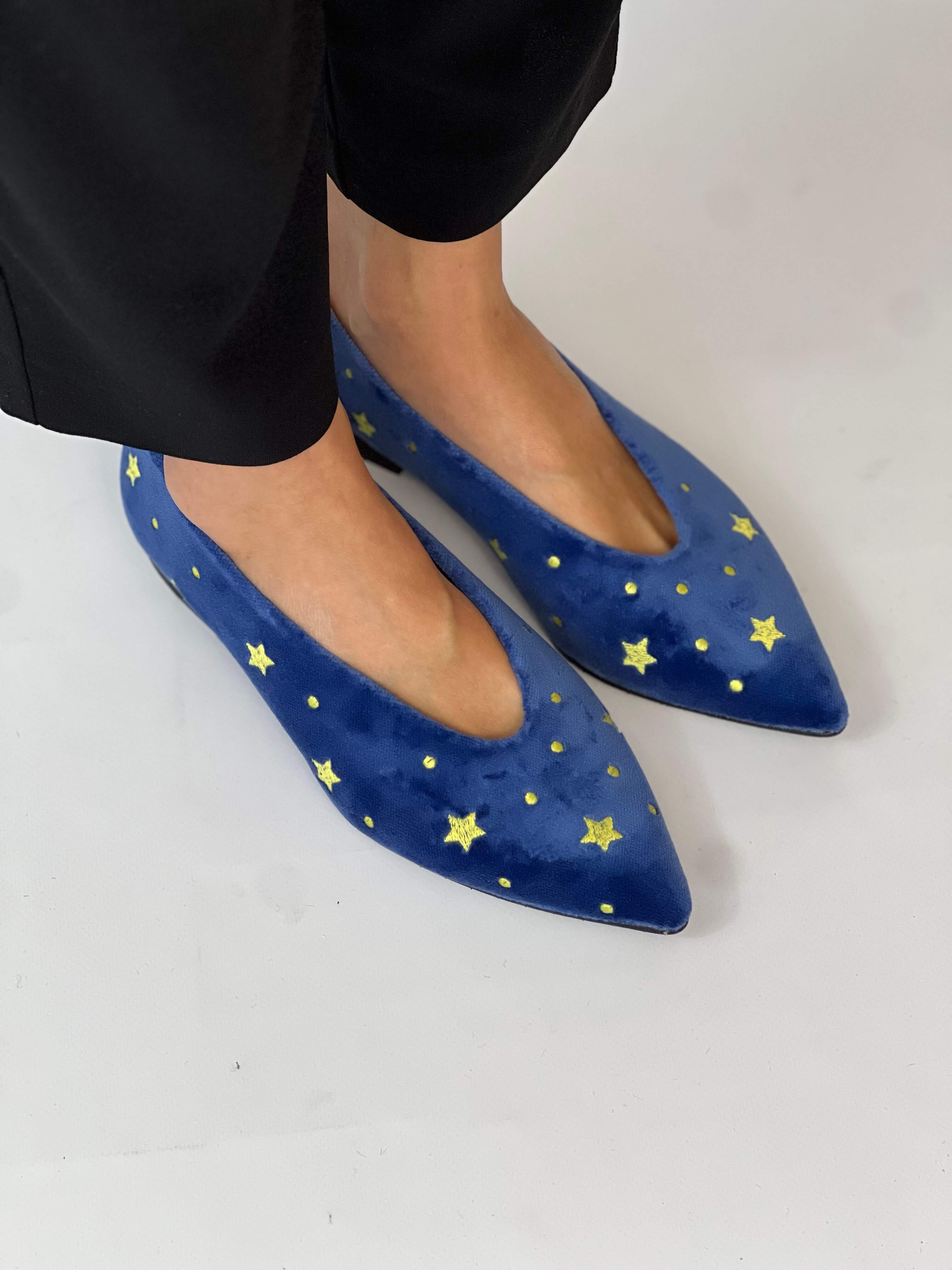 Bailarinas Estrellitas Azul Cielo