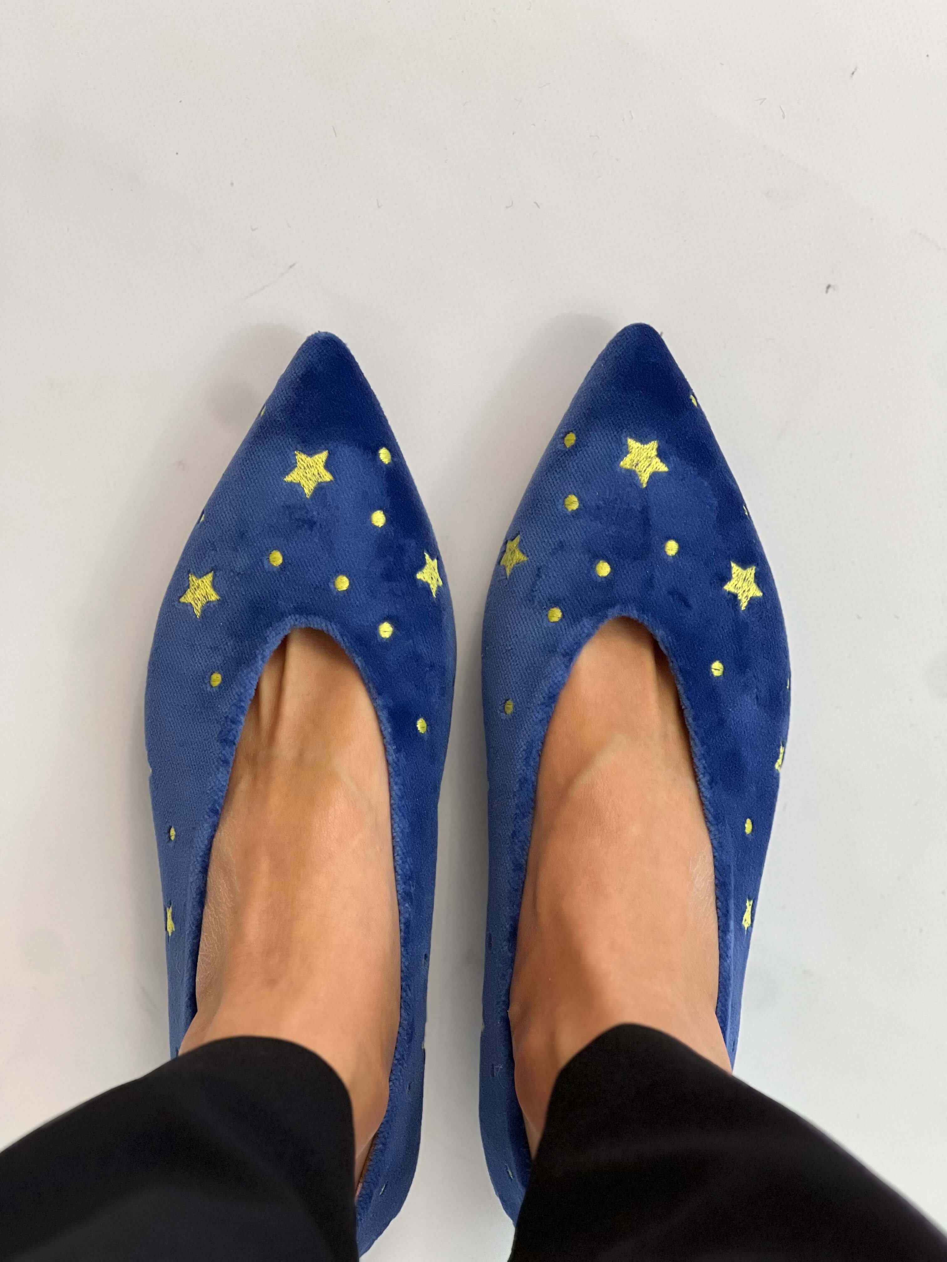 Bailarinas Estrellitas Azul Cielo