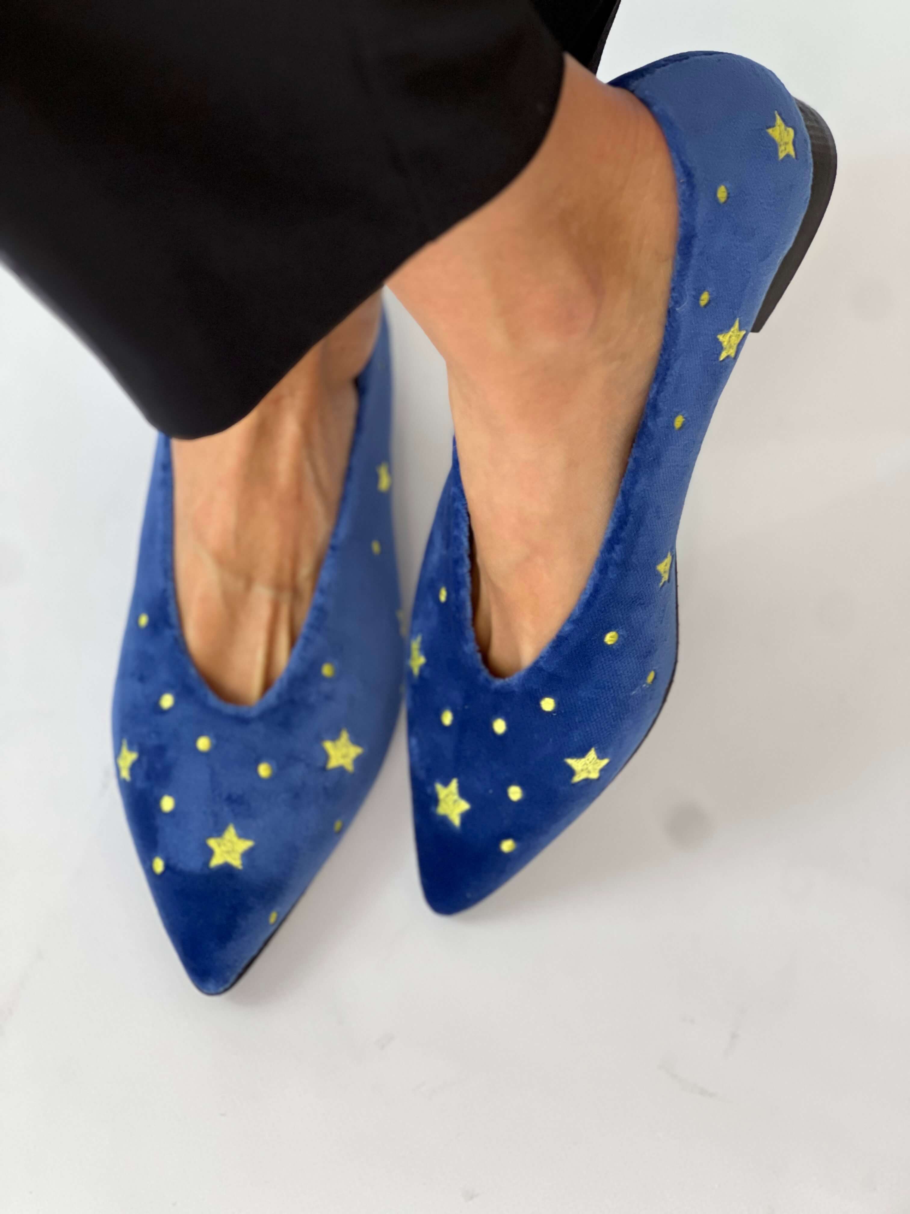 Bailarinas Estrellitas Azul Cielo