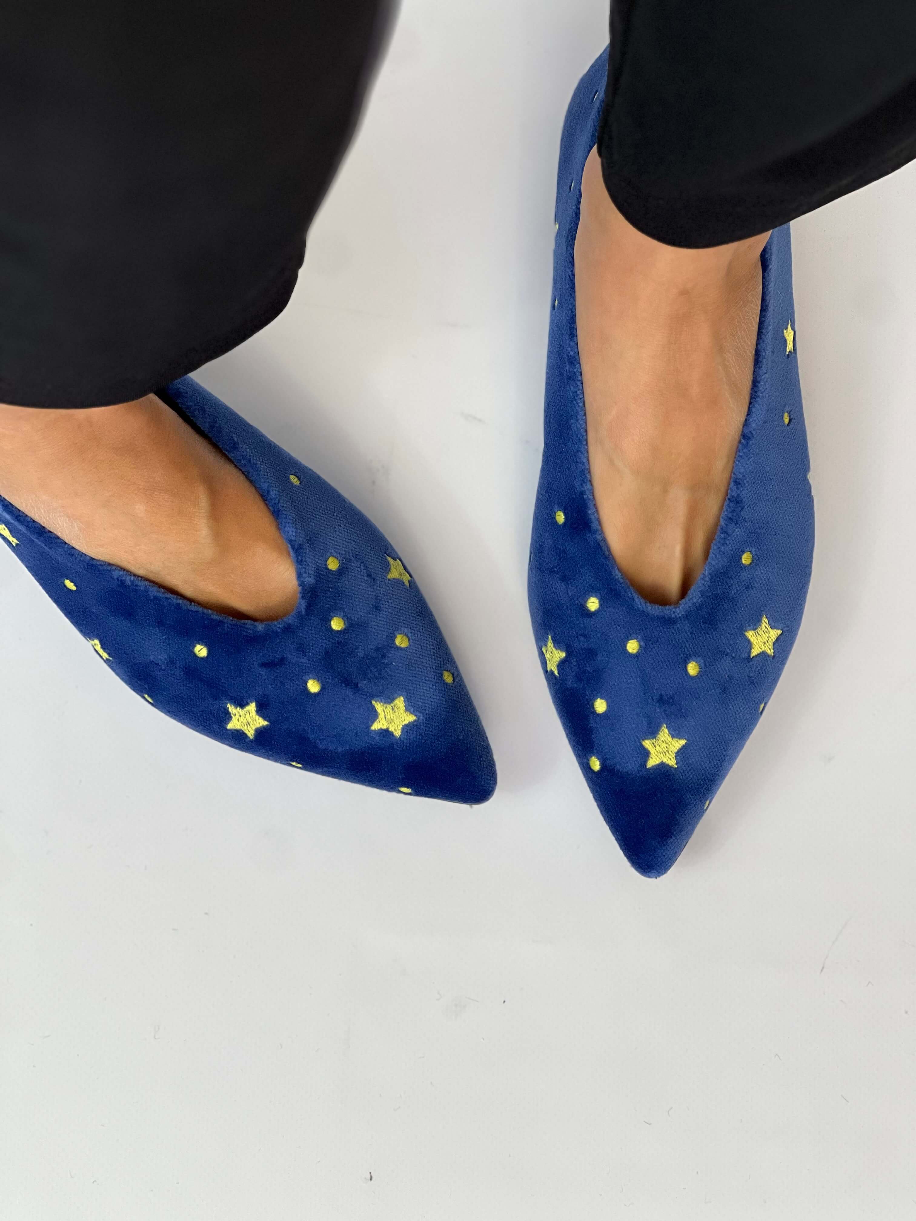 Bailarinas Estrellitas Azul Cielo