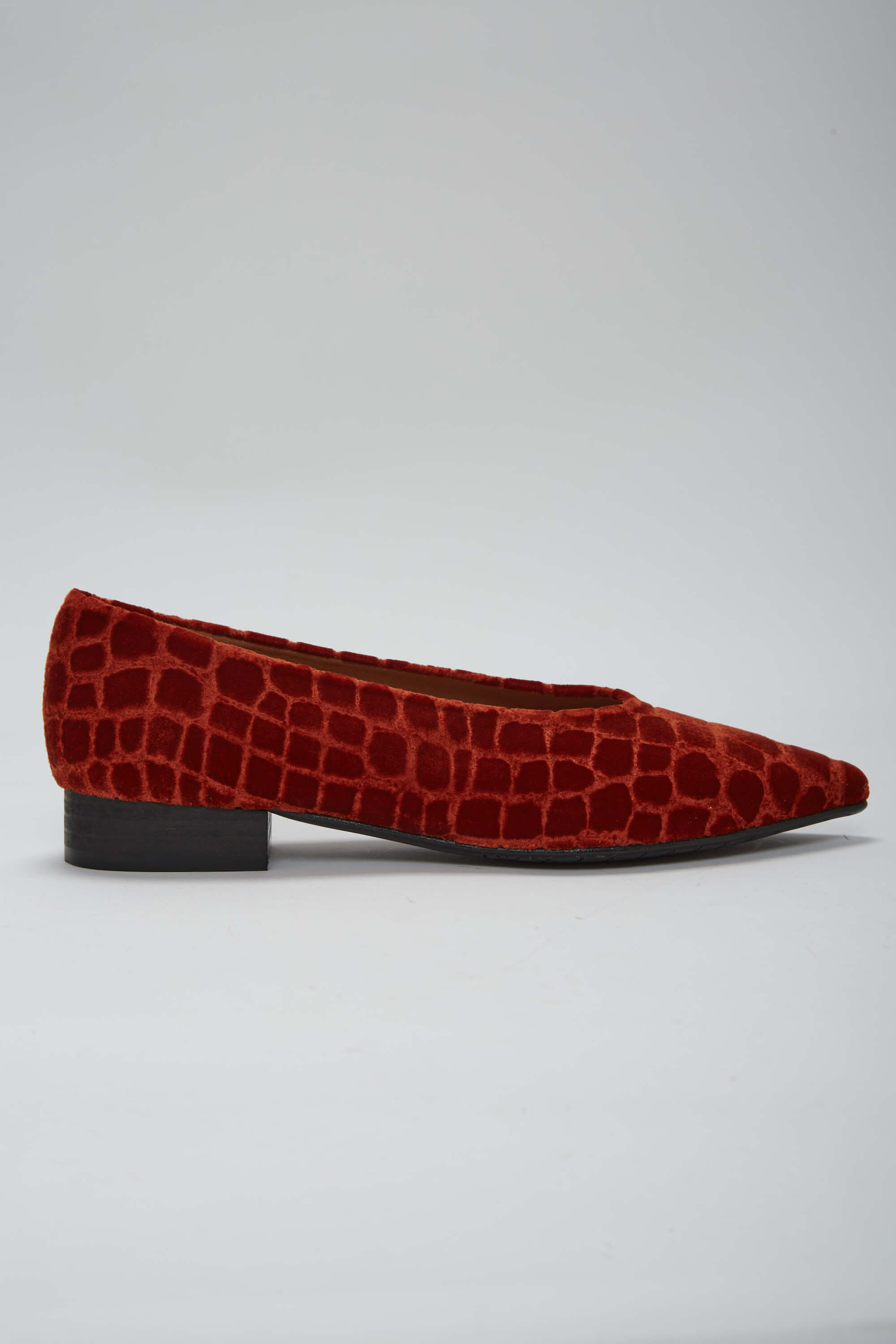 Ballerines en velours de lave et noix de coco V.2.