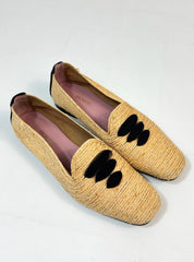 Casablanca Raffia Loafer sole detail recycled PVC | Momoc Shoes