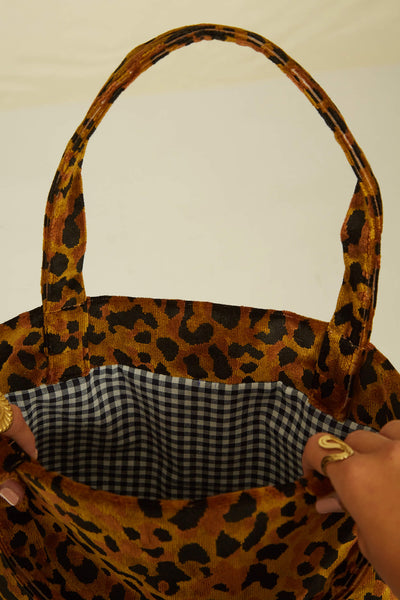 Momoc bolso leopardo vegano