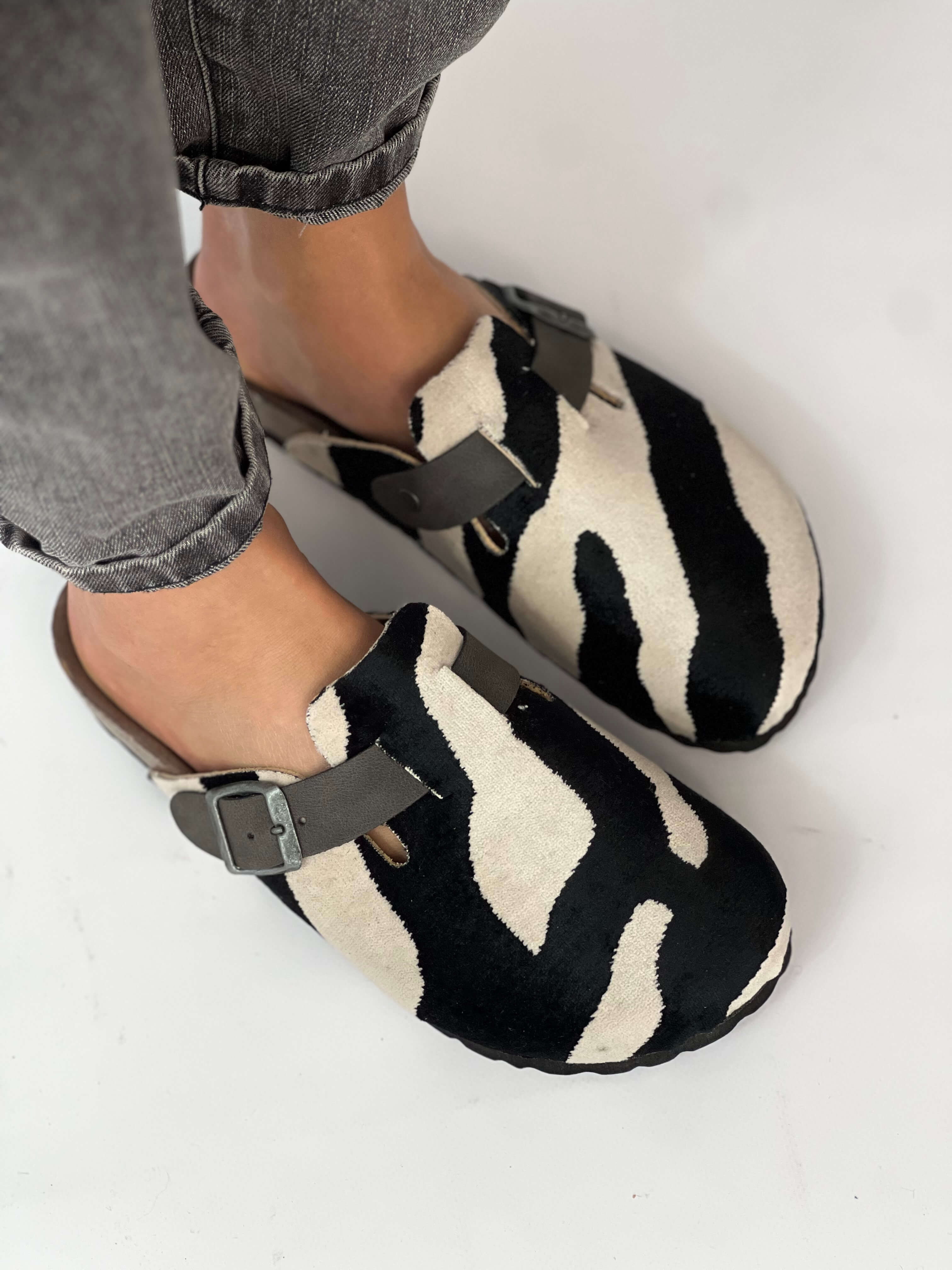 Zebra Clogs