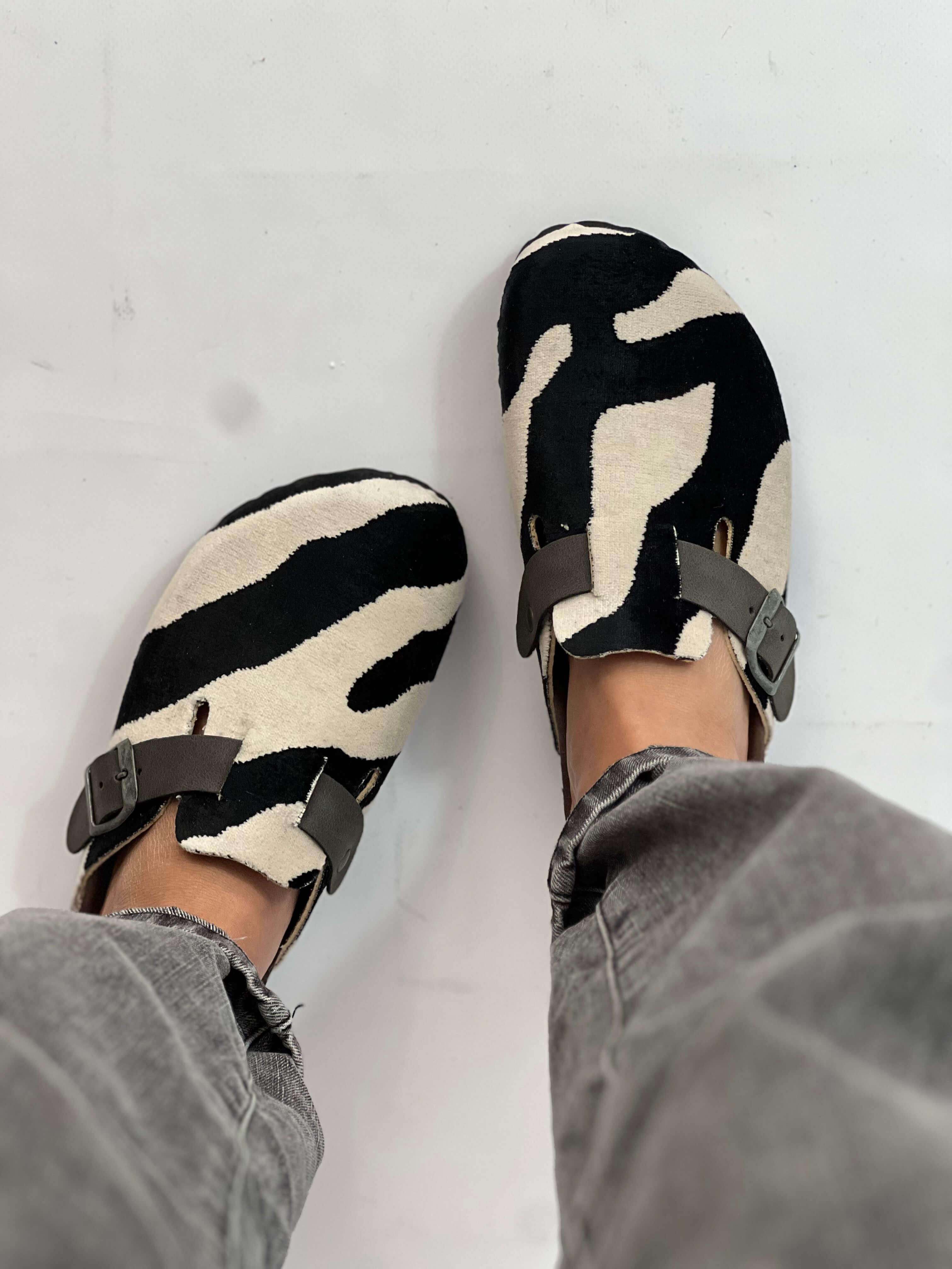 Zebra Clogs