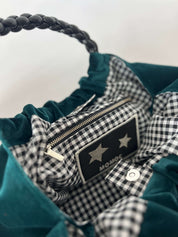 Combo Lucrecia green velvet