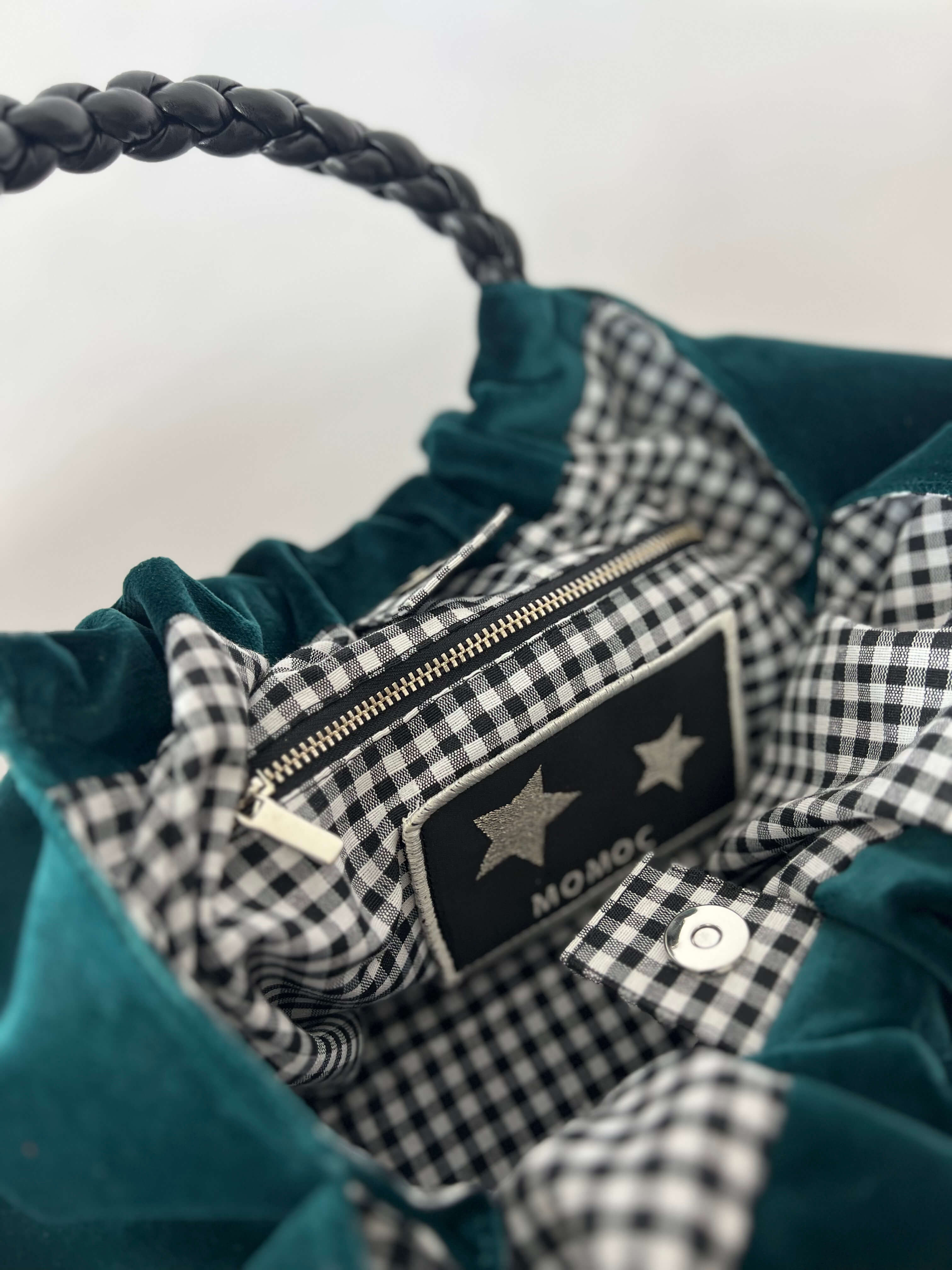 Combo Lucrecia green velvet