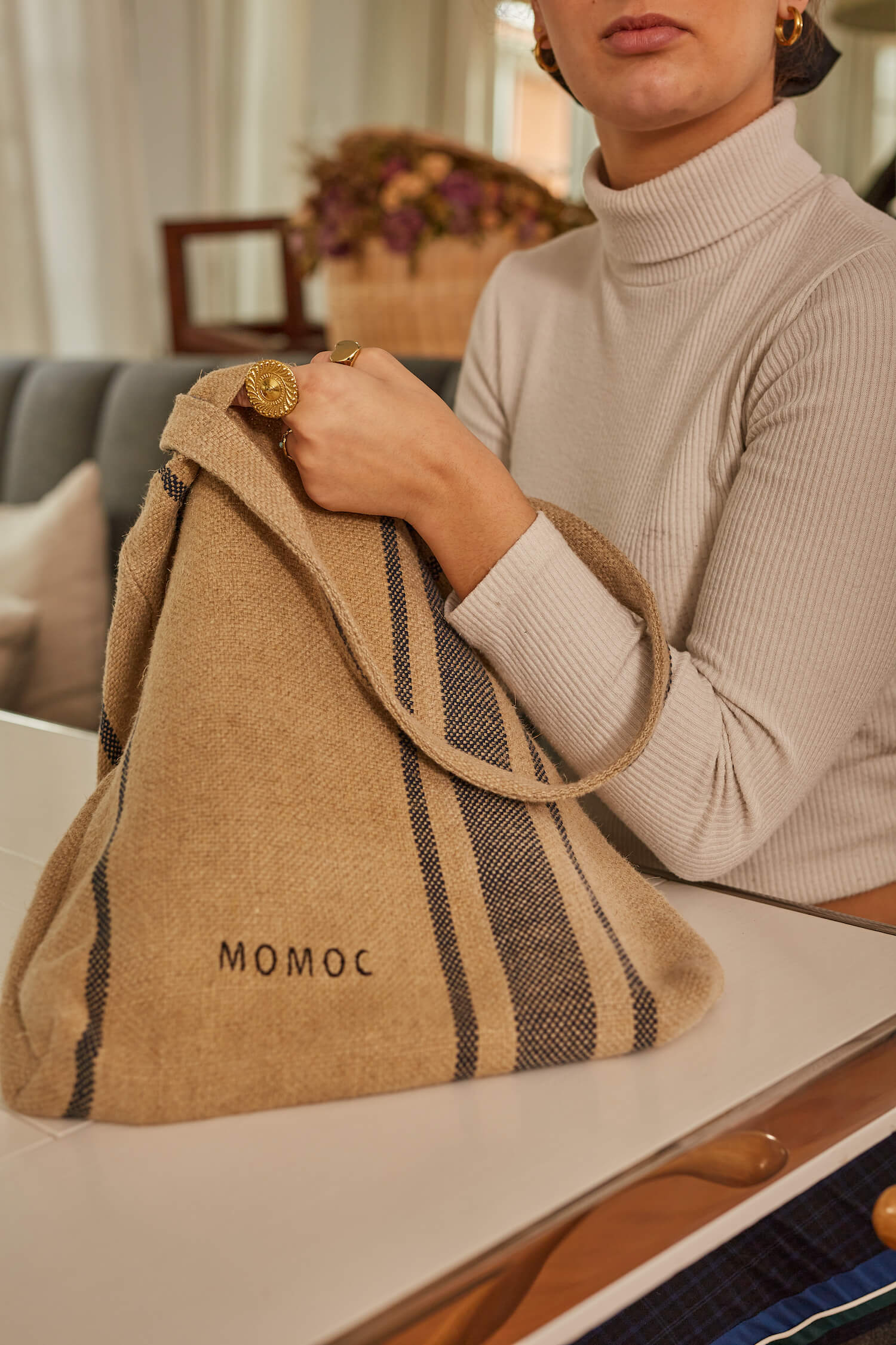 Sac fourre-tout Momoc 100% lin