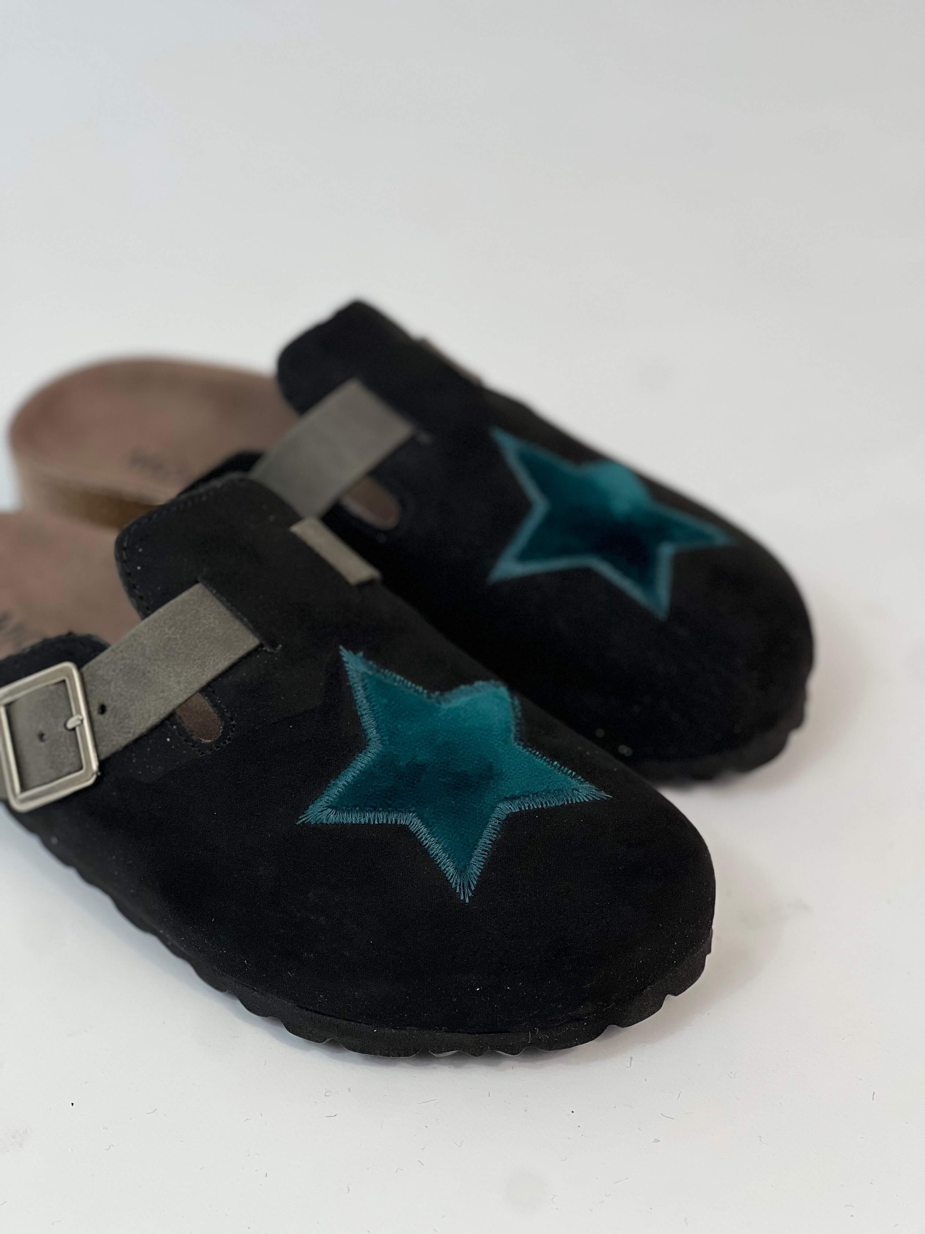 A Star Blue Clogs