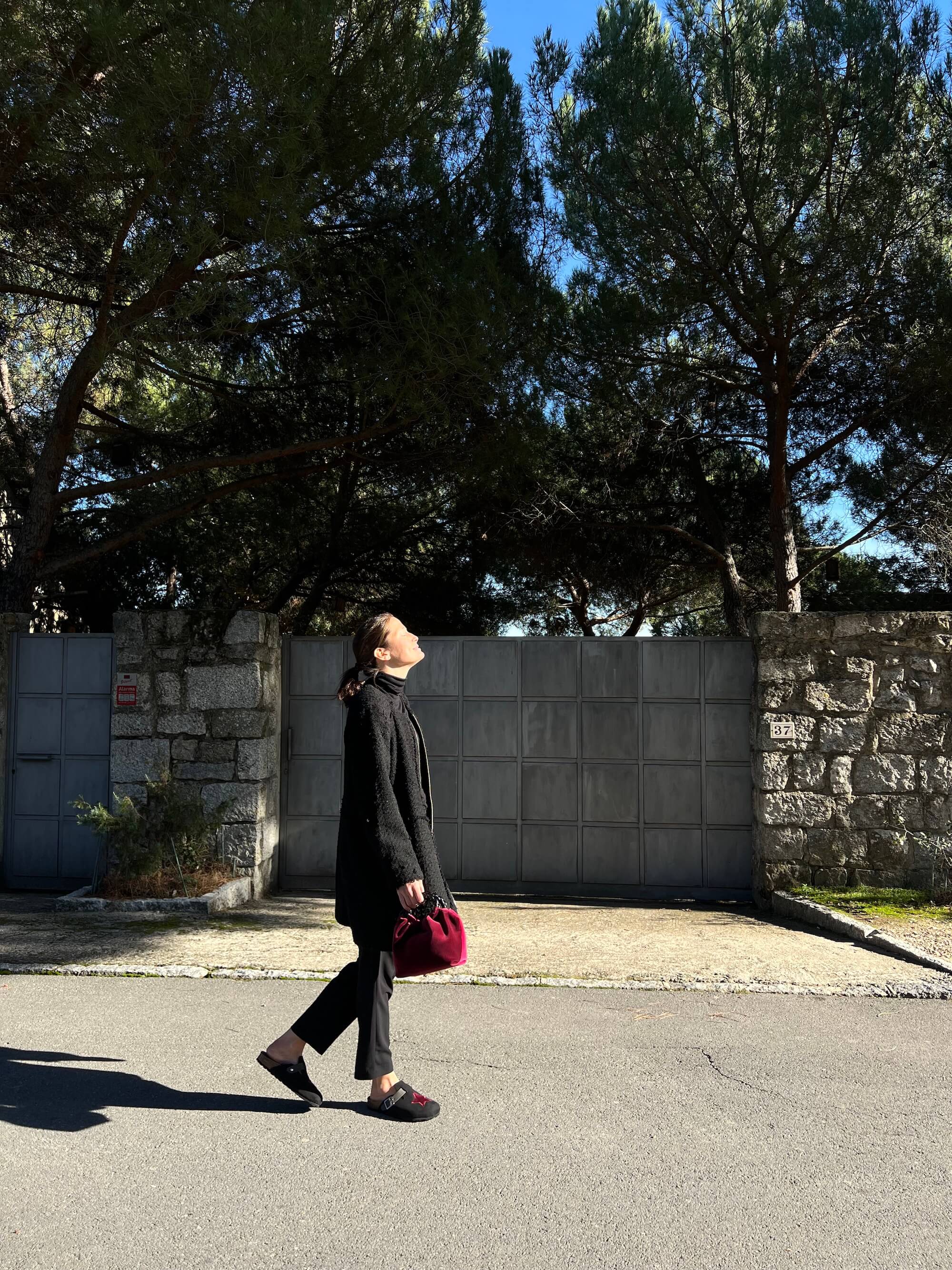 Zuecos A Star Burgundy