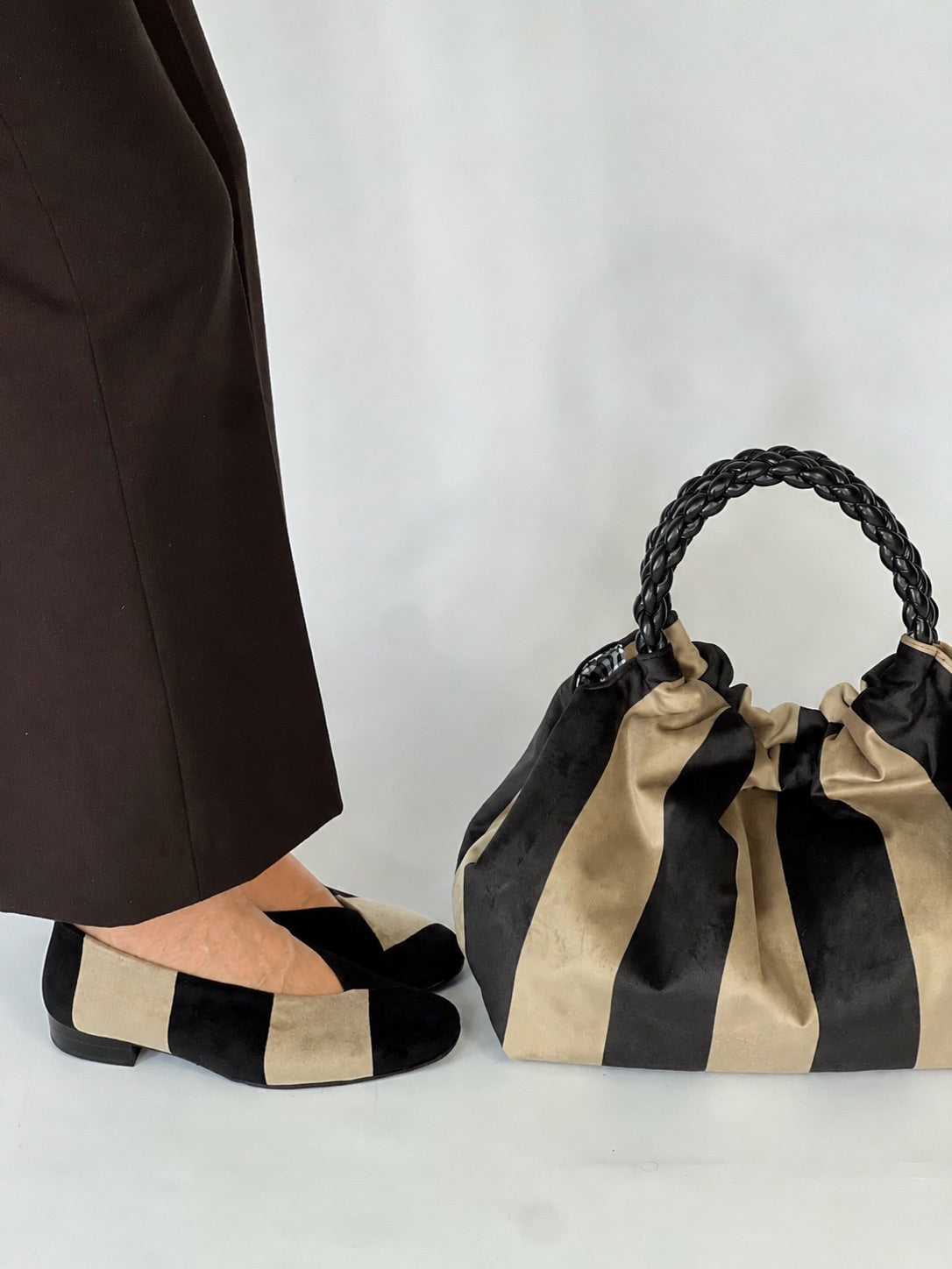 Momoc Le Marais ballet flats with matching Le Marais handbag complete Parisian set Spain | Momoc Shoes