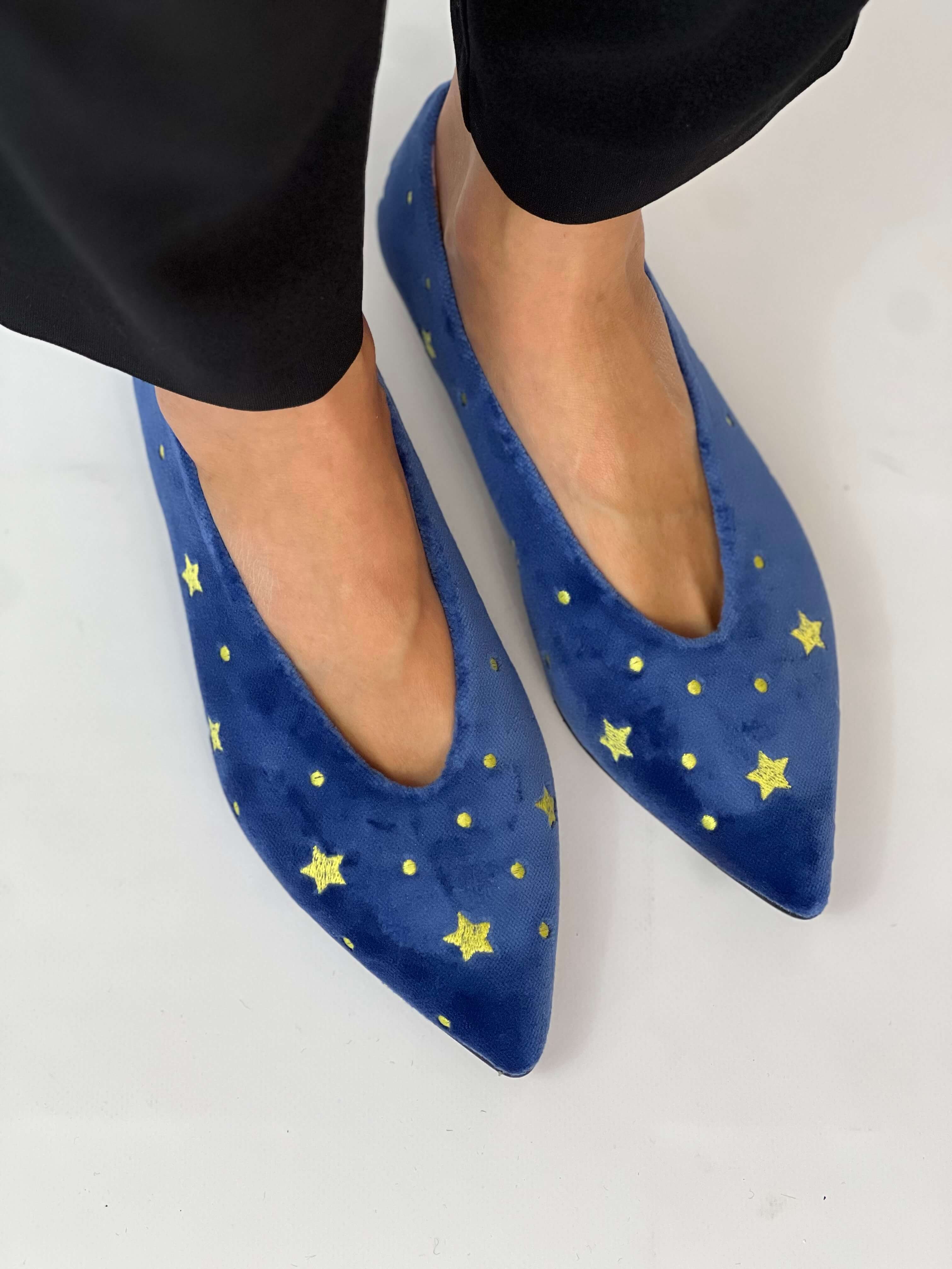 Bailarinas Estrellitas Azul Cielo