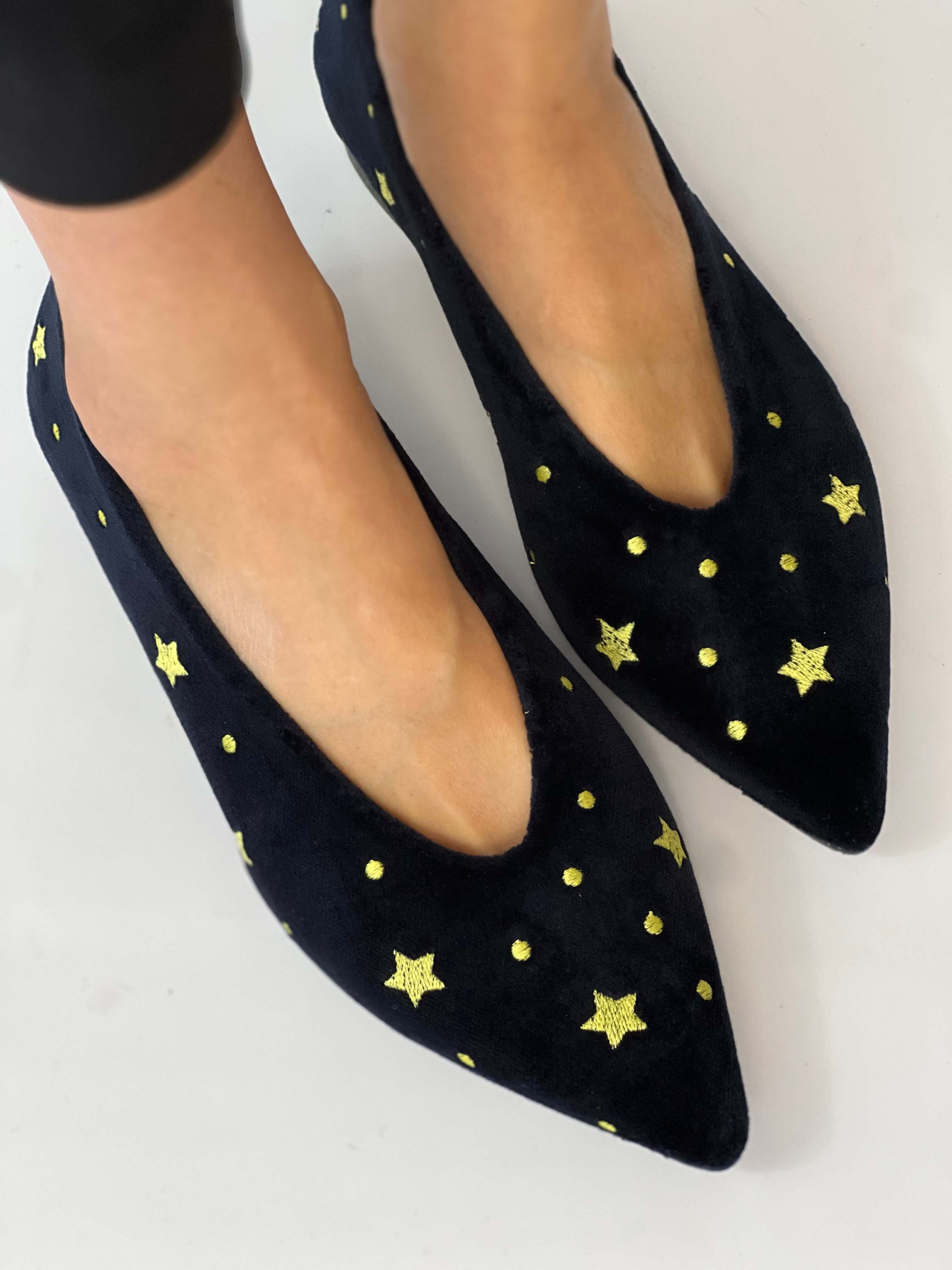 Bailarinas Estrellitas Azul Firmamento