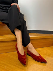 Ballerines en velours de lave et noix de coco V.2.