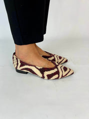 Tricotosa Budapest Bordeaux Ballerinas