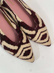Tricotosa Budapest Bordeaux Ballerinas