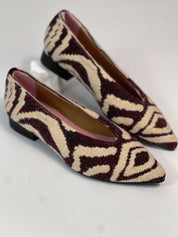 Tricotosa Budapest Bordeaux Ballerinas